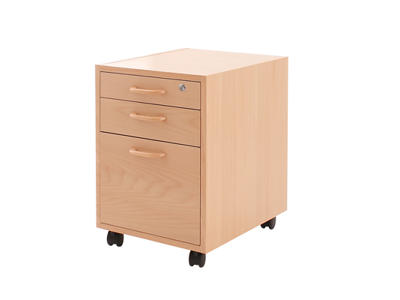 Conset skuffekassette med 3 skuffer bøg