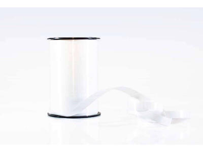 Gavebånd | 10mm x 250m | blank | snehvid