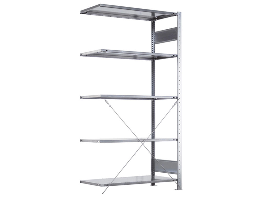 Lagerreol Boltless påbygning 30 cm