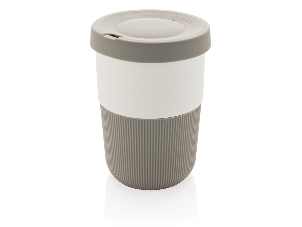 PLA kaffekop "to-go" 380ml, grå