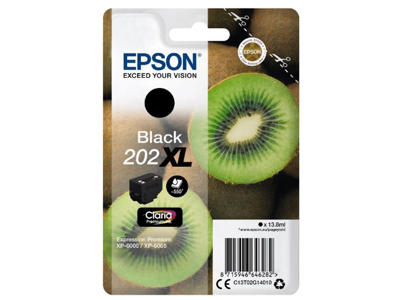 Epson blæk T202XL sort, 550 sider