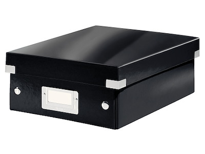 Opbevaringskasse Leitz WOW lille sort