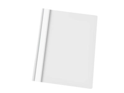 Tilbudsmappe A4 hvid u/lomme