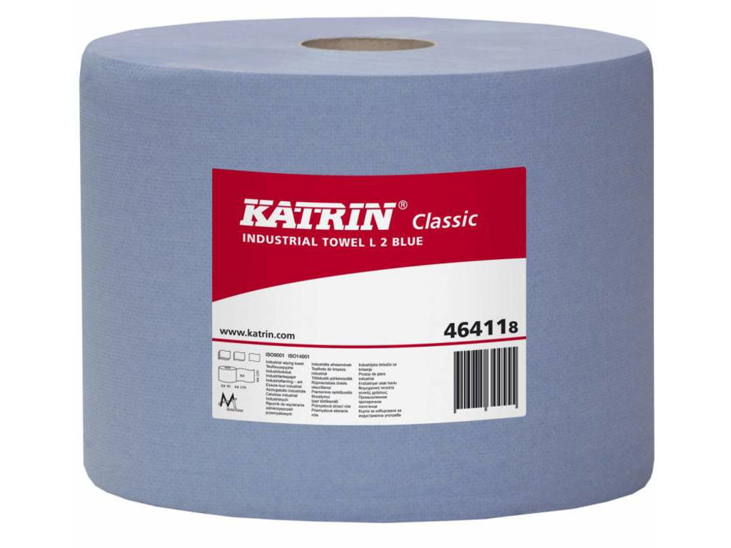 Værkstedsrulle blå Katrin Classic 464118 L 2 2-lags 22cmx360m 2 ruller