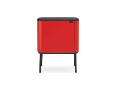 Brabantia affaldsspand med låg | Bo Touch Bin | 11 + 23 liter | Rød