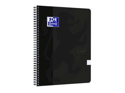 Notesbog Oxford Touch A4+ 90gr. tern sort