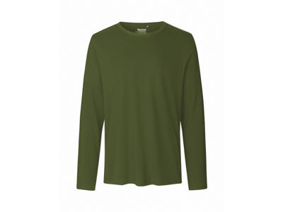 Herre Langærmet T-shirt Neutral O61050 military 