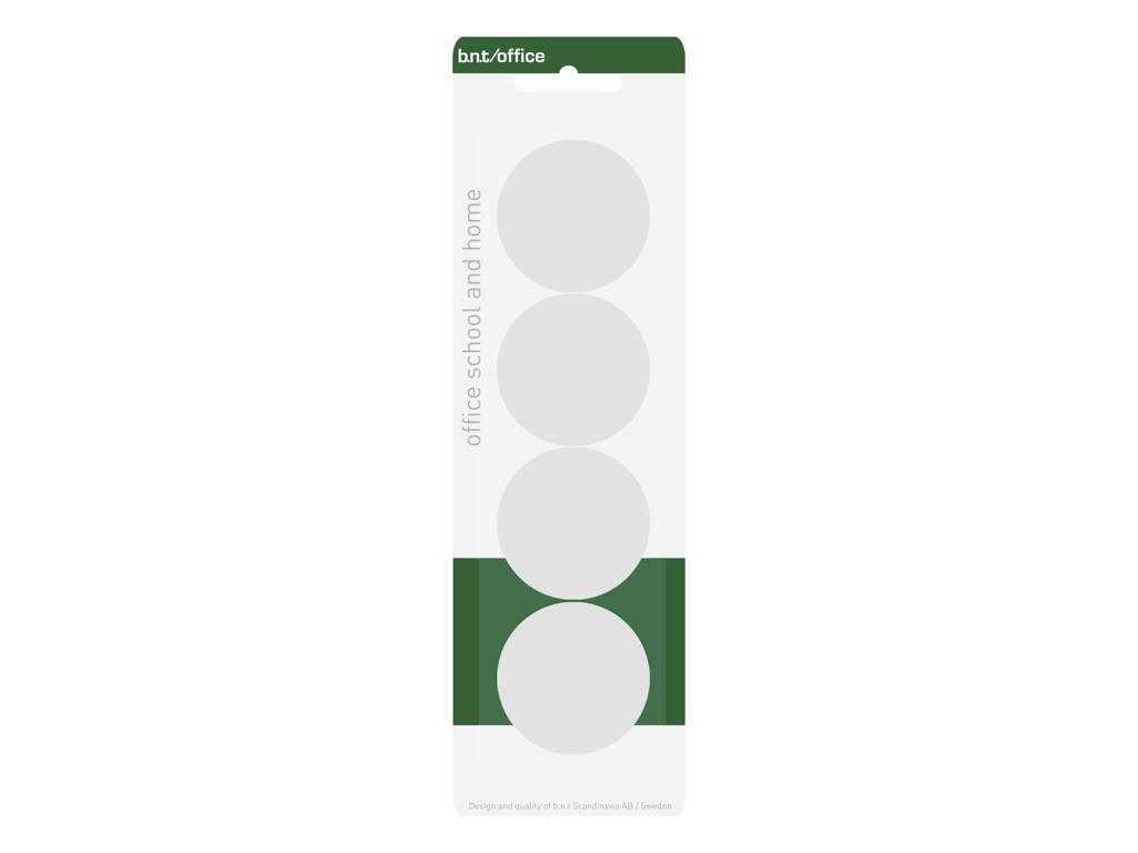 Magneter BNT Ø40 mm hvid 4 stk.