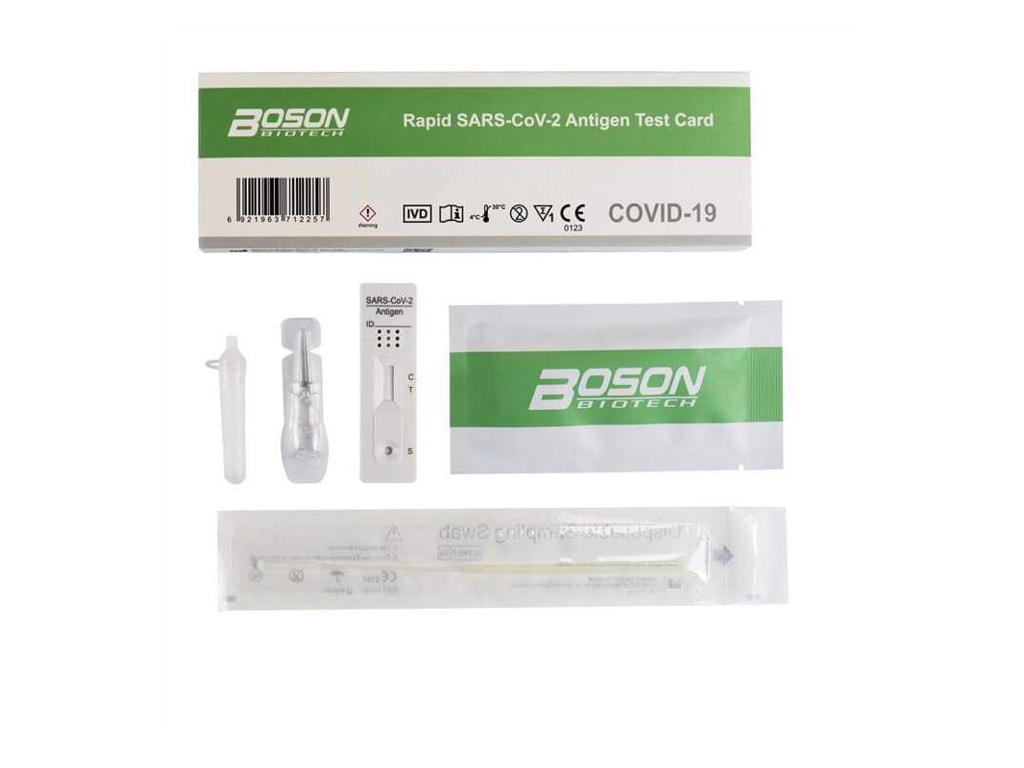 Antigen testkit til næsen Boson CE-mærket