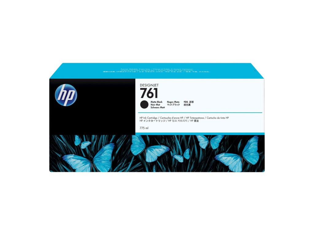 HP 761 blæk mat sort