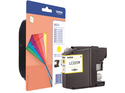 Brother blæk LC223Y gul, 550 sider