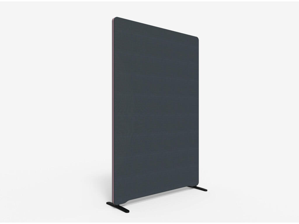 Lintex Gulvskærm Edge 1200 x 1800 mm Mørkegrå Fiji Stof/rosa Kantliste