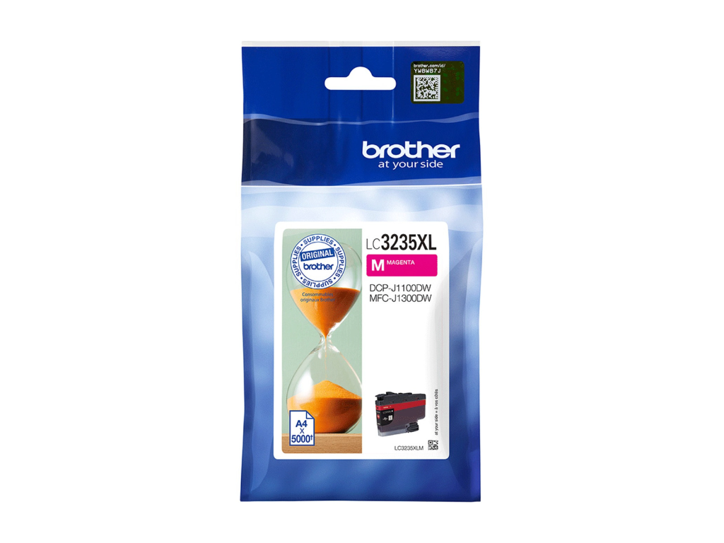Brother blæk LC3235XLM magenta, 5000 sider