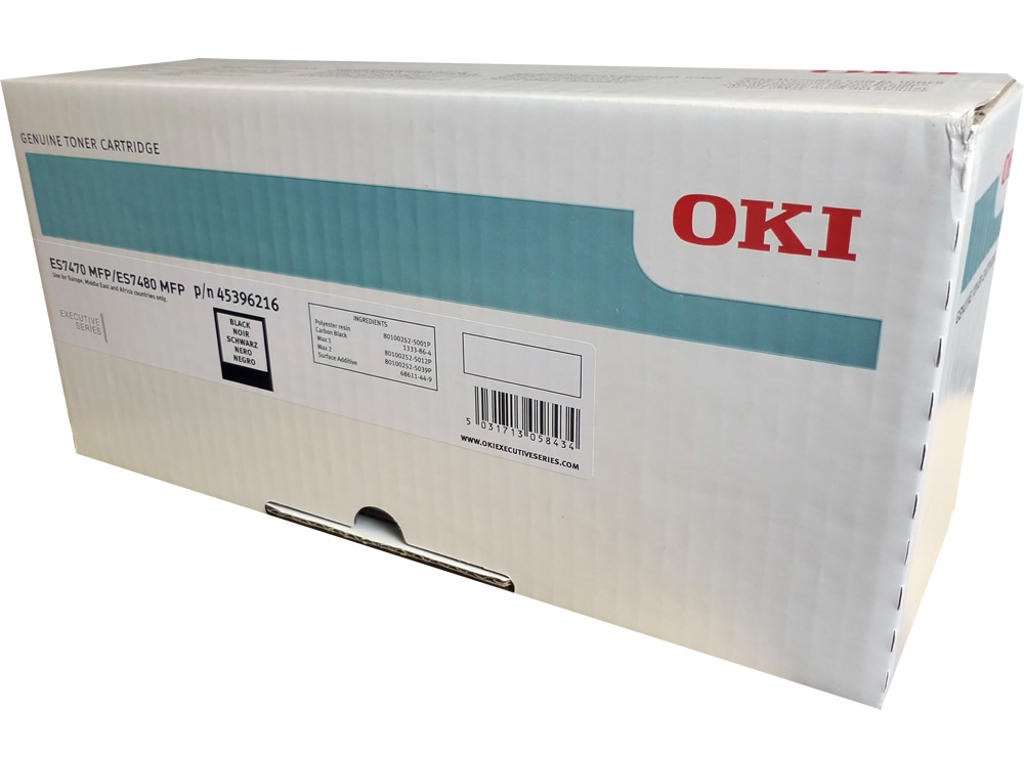 OKI toner ES7470/7480 Sort , 15000 sider