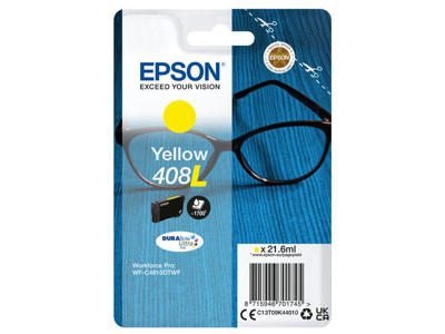 Epson blæk 408L gul, 1700 sider