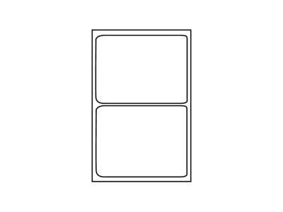 Etiket 199,6x143,5mm BNT 2 stk/ark 100 ark