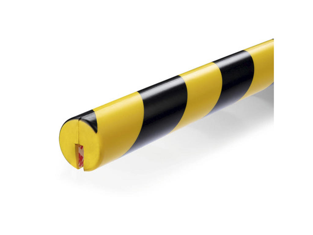 Kantbeskyttelsesprofil Durable E8R 1m sort/gul