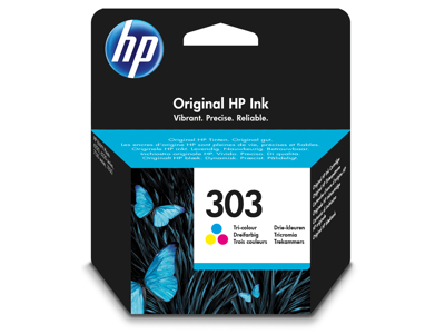 HP 303 blæk CMY, 165 sider