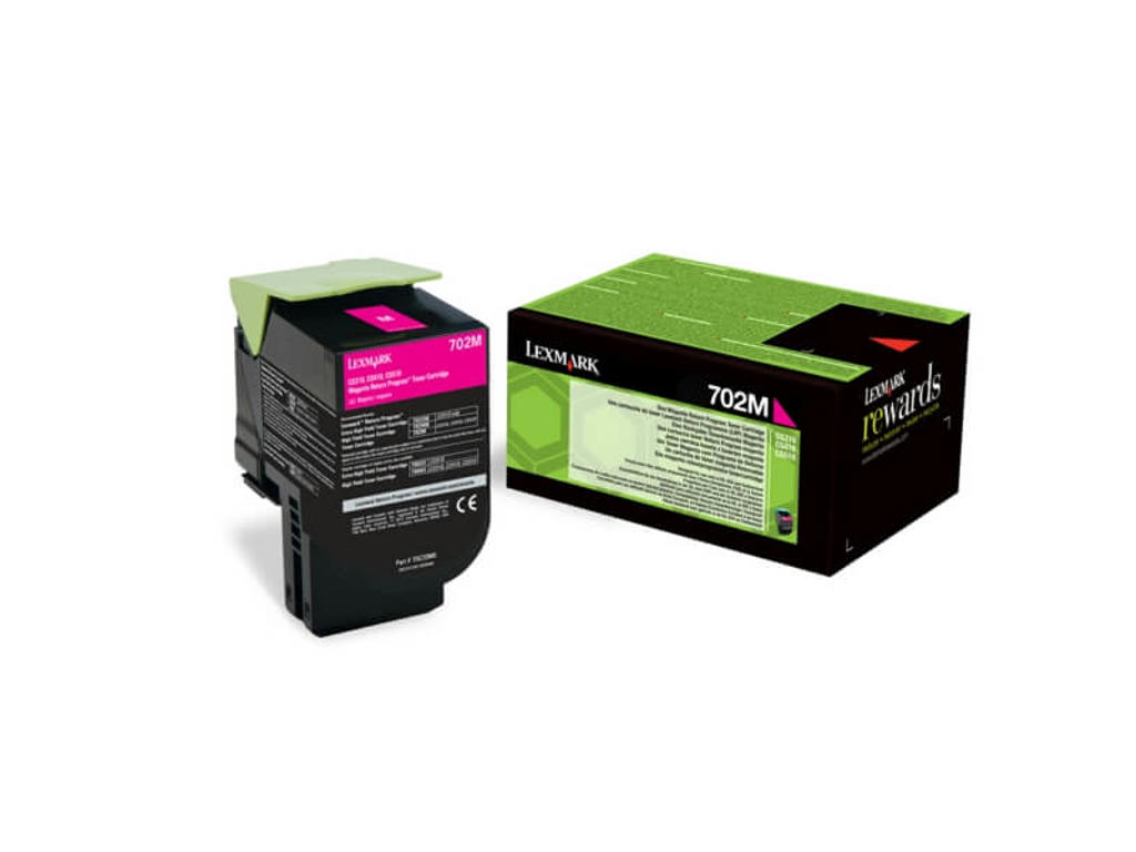Lexmark toner 702H 70C2HM0 magenta, 3000 sider