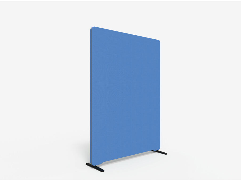 Lintex Gulvskærm Edge 1200 x 1650 mm blå Fiji Stof/grå Kantliste