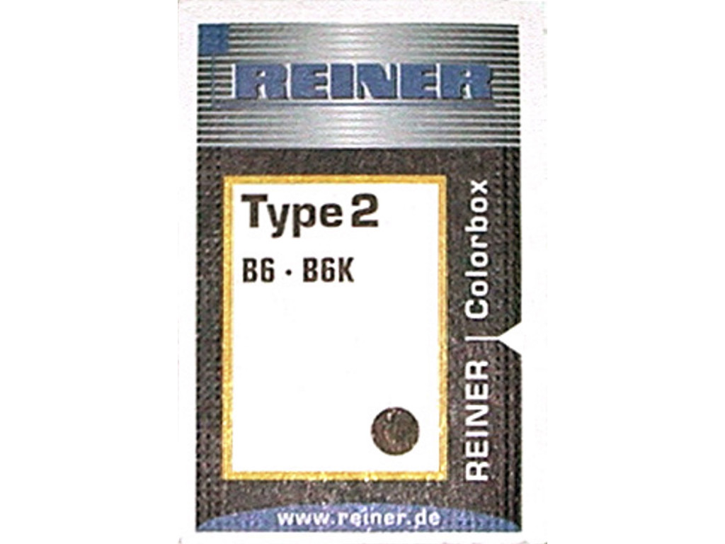 Stempelpude Reiner B6K Type 2 sort