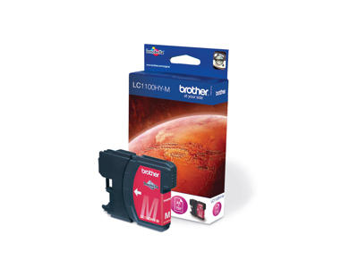 Brother blæk LC1100HYM magenta, 750 sider