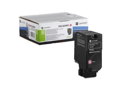 Lexmark toner 74C20M0 magenta, 3000 sider