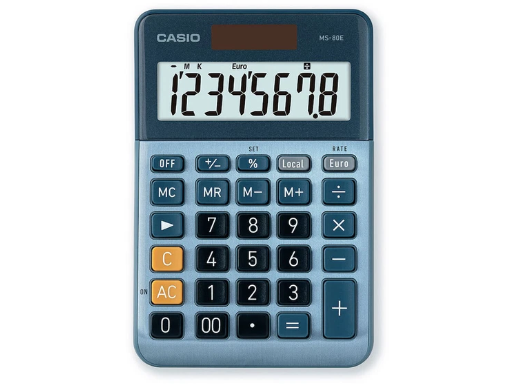 Lommeregner Casio MS-80E 8 cifre