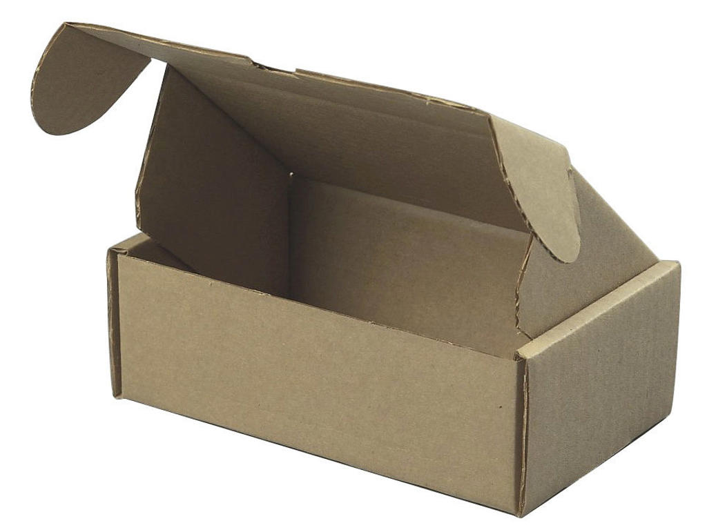 Postæske 250x170x95 mm brun