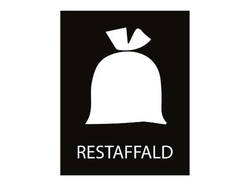Piktogram Restaffald 80 x 85 mm