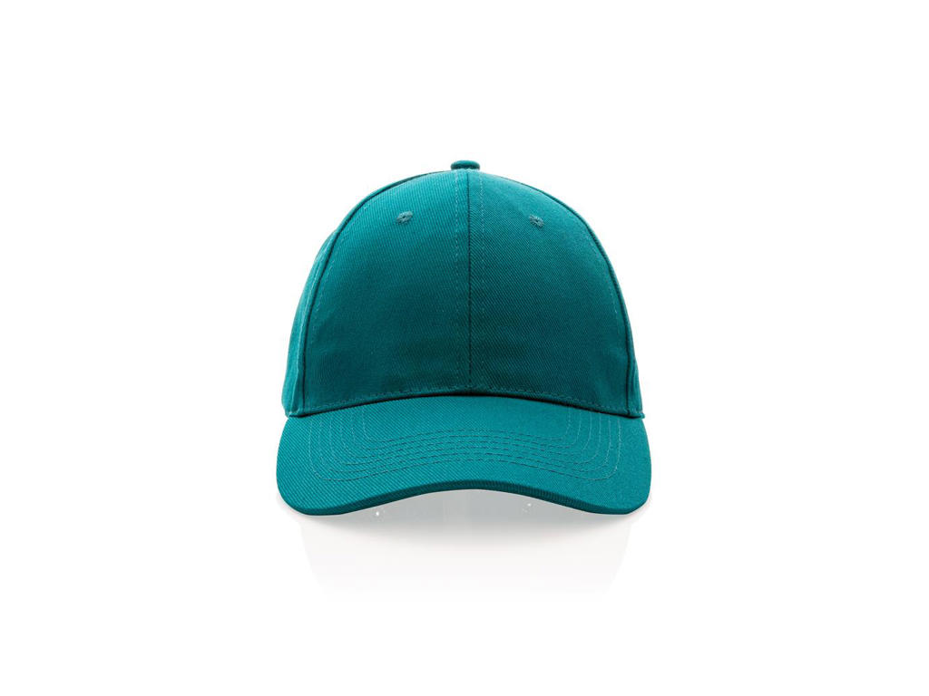 Impact 6 Panels cap, 280gr Genanvendt Bomuld, Aware&trade; Tracer, Verdigris