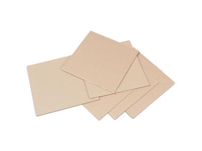 Bølgepapark 1018x718mm 2mm hvid/brun