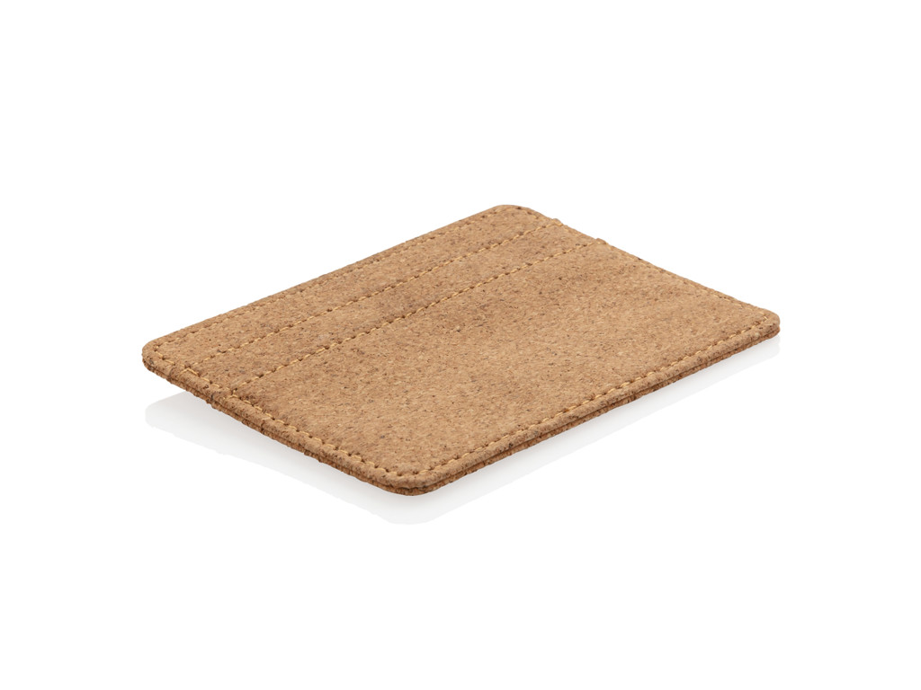 Kork tynd RFID sikret pung, brun