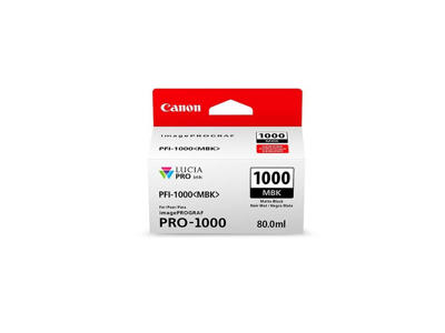 Canon blæk PFI-1000 MBK mat sort