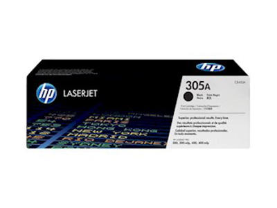 HP 305A toner CE410A sort, 2200 sider