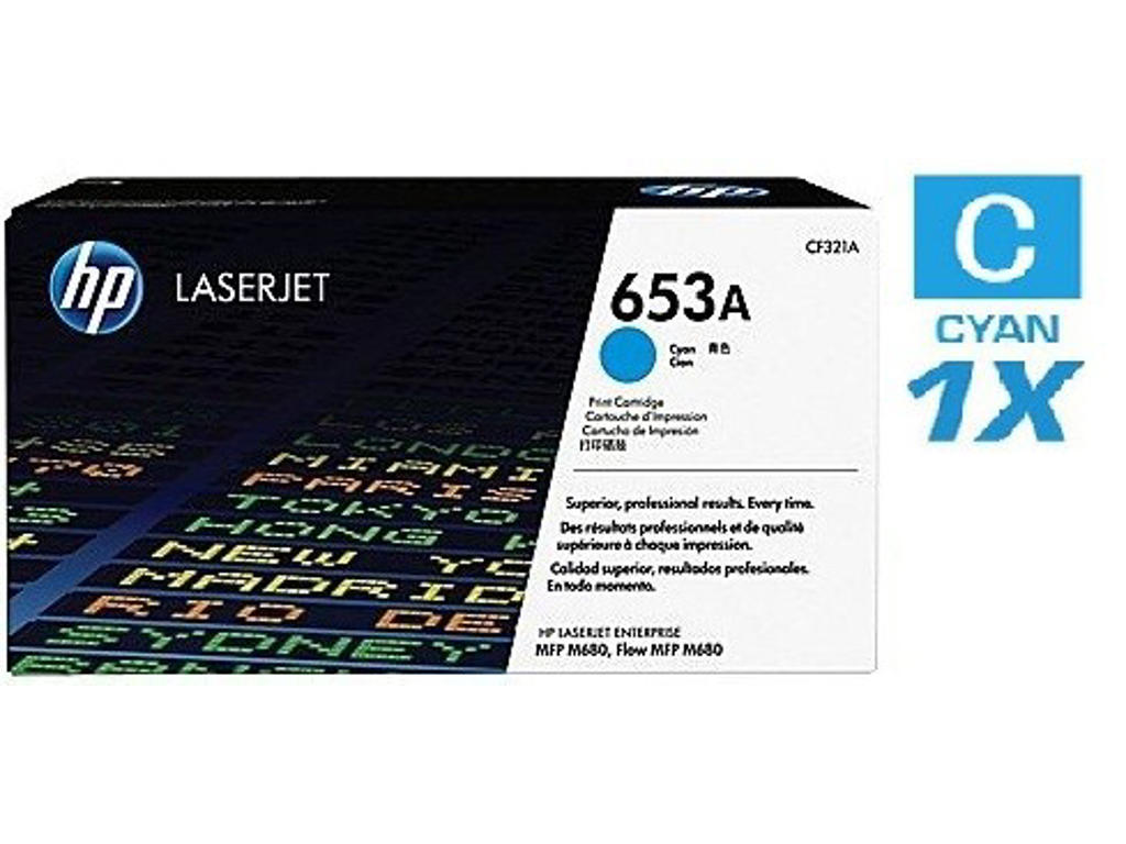 HP 653A toner CF321A cyan, 16000 sider