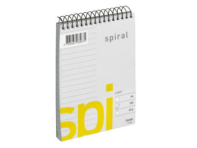 Notesblok A6 lin. med spiral