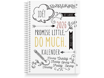 Doodle I A5 ugekalender 2026