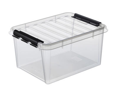 Plastkasse SmartStore 50x39x26 cm med låg