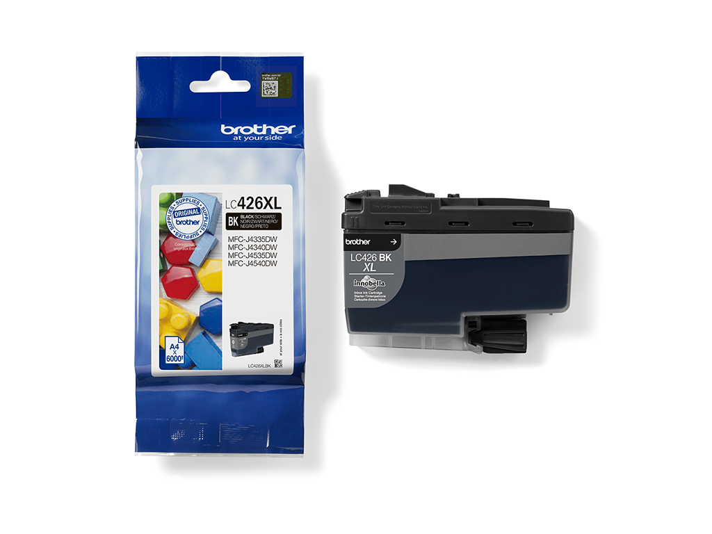 Brother blæk LC426XLBK sort, 6000 sider