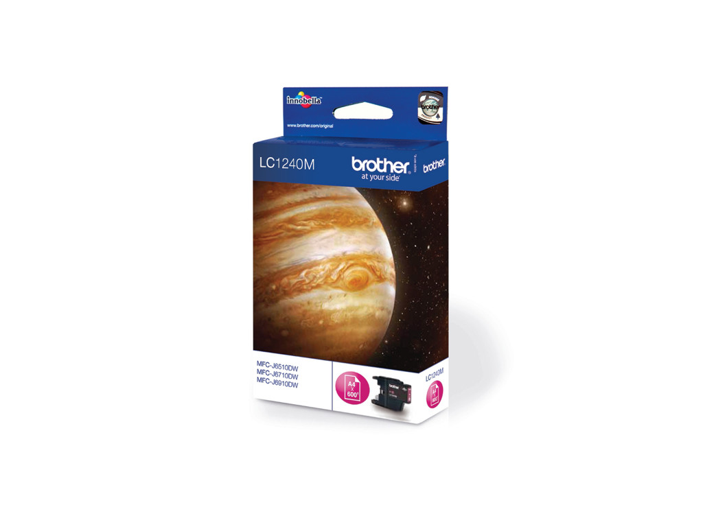 Brother blæk LC1240M magenta, 600 sider