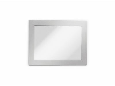 Skilt Duraframe® A6 sølv selvklæbende 2 stk