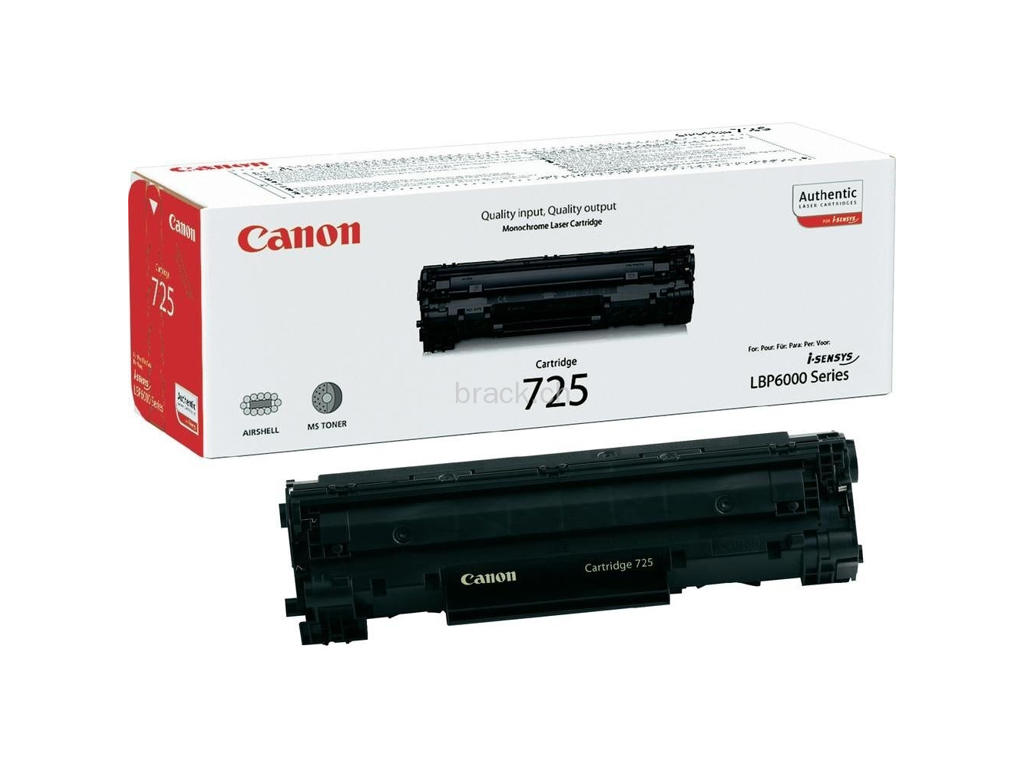 Canon toner CRG 725 sort, 1600 sider