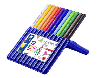 Farveblyant Ergosoft Jumbo 158-SB12 12 ass. farver