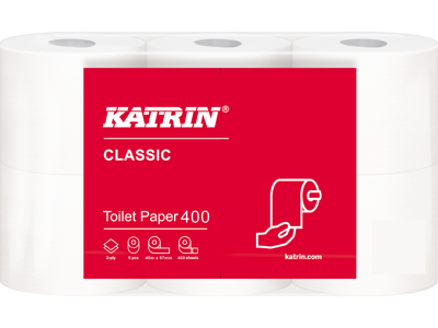 Toiletpapir Katrin Classic 104834 2-lags 48m hvid 42 rl