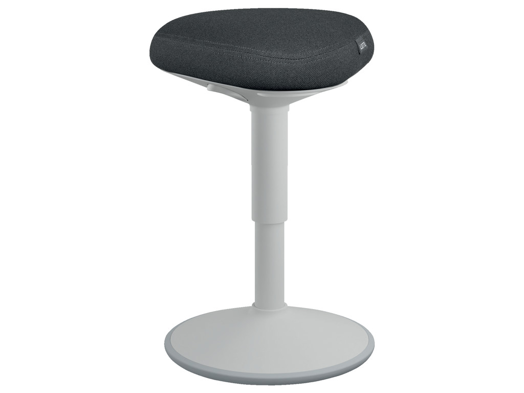 Leitz Ergo Active ståstøttestol med Comfort sæde | 47-64 cm | lysegrå
