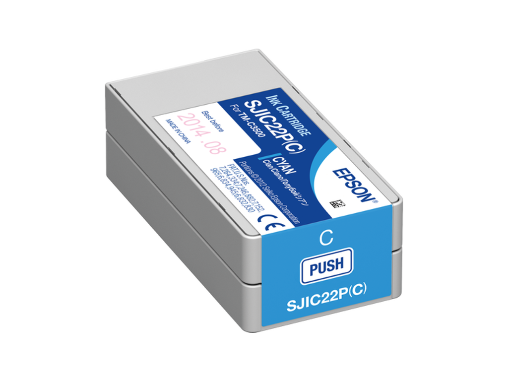 Epson blæk TM-C3500 SJIC22P cyan