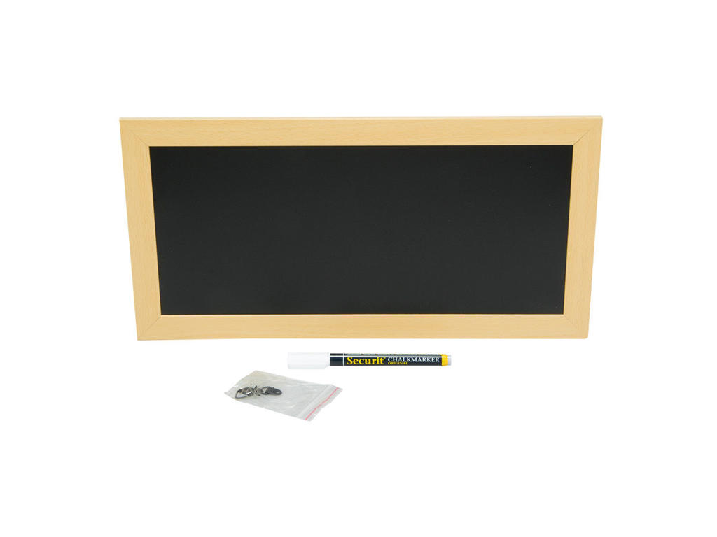 Chalkboard Woody glas natur 20x40 cm Securit