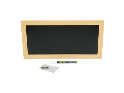Chalkboard Woody glas natur 20x40 cm Securit