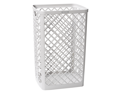 Affaldskurv Katrin 4287 40 l til væg hvid